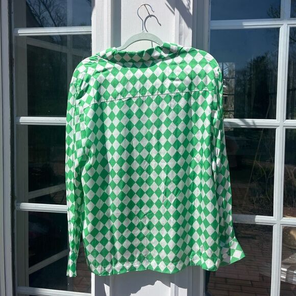 Kitri Adina Checked Button Down Shirt NWT - Picture 9 of 12